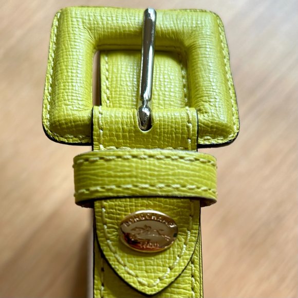 Longchamp Skinny Leather Belt NWOT - Picture 4 of 9